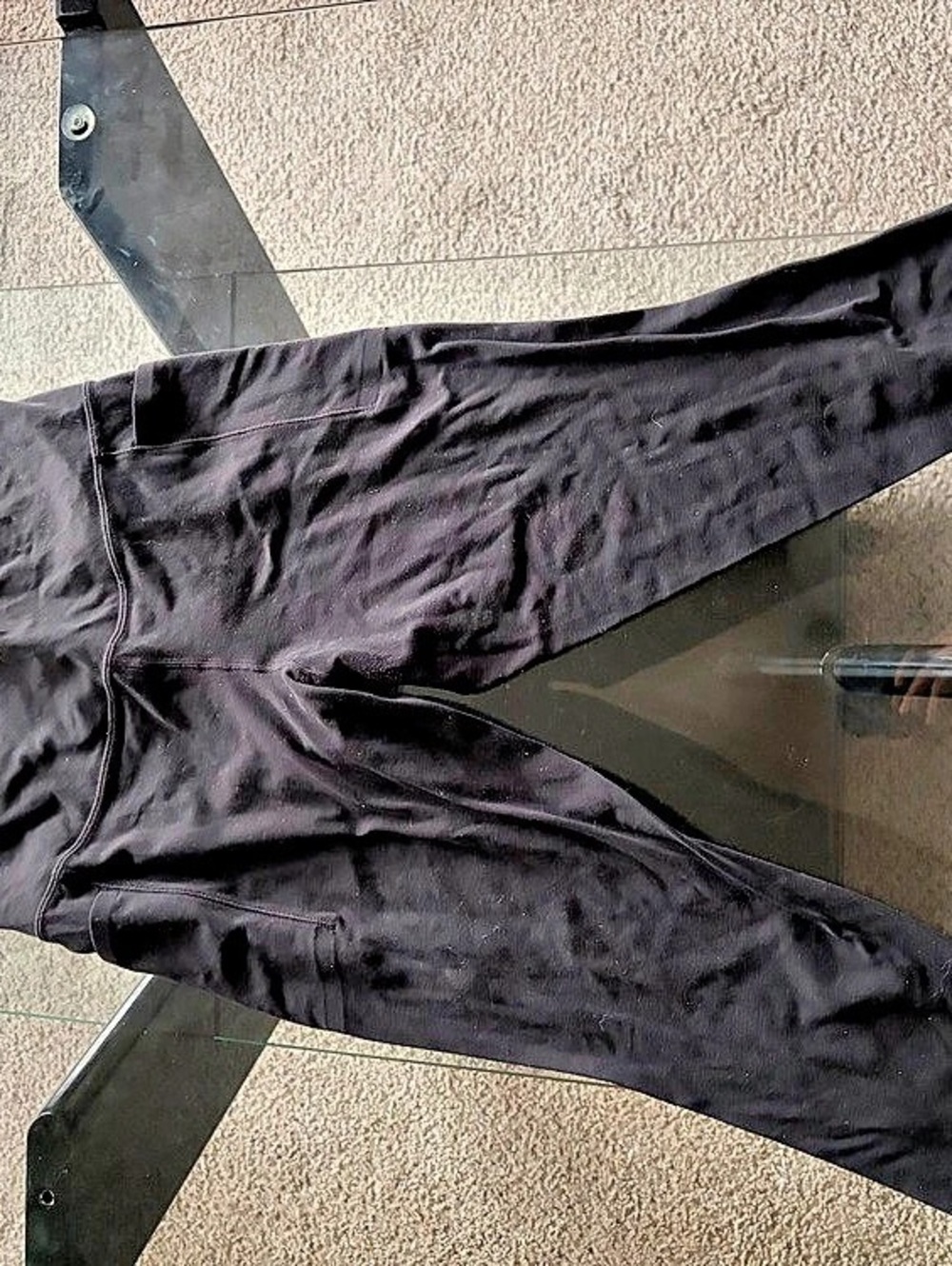 Athleta Salutation Stash Capri Black Leggings Medium